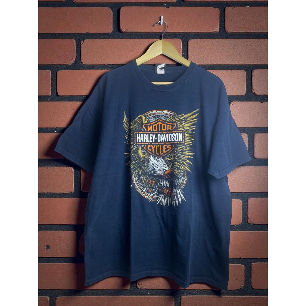 Harley-Davidson Eagle Logo Tee – New Orleans, Louisiana – Size 2XL